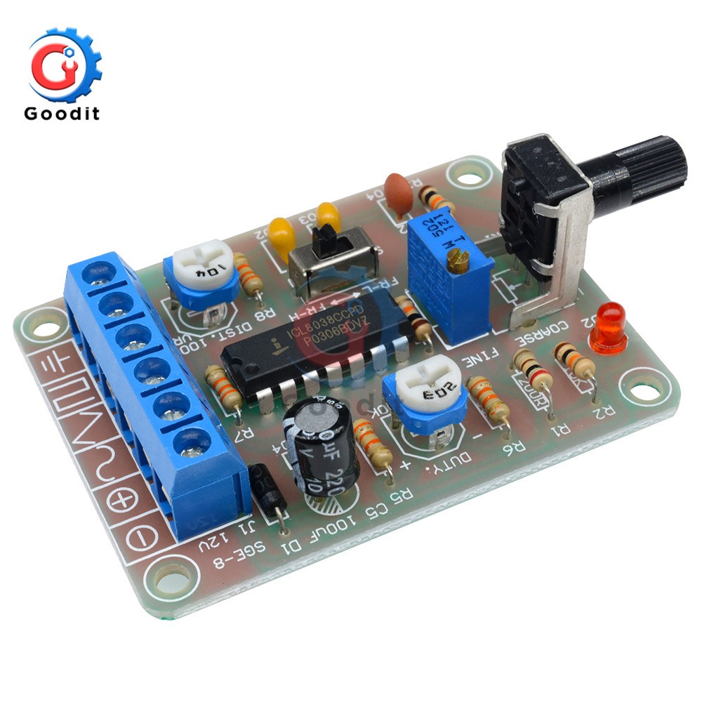 1 Set ICL8038 Monolithic Function Signal Generator Module Si