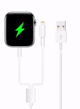 2 In 1 Wireless Charger for Apple Watch Series 6 SE 5 4 3 2