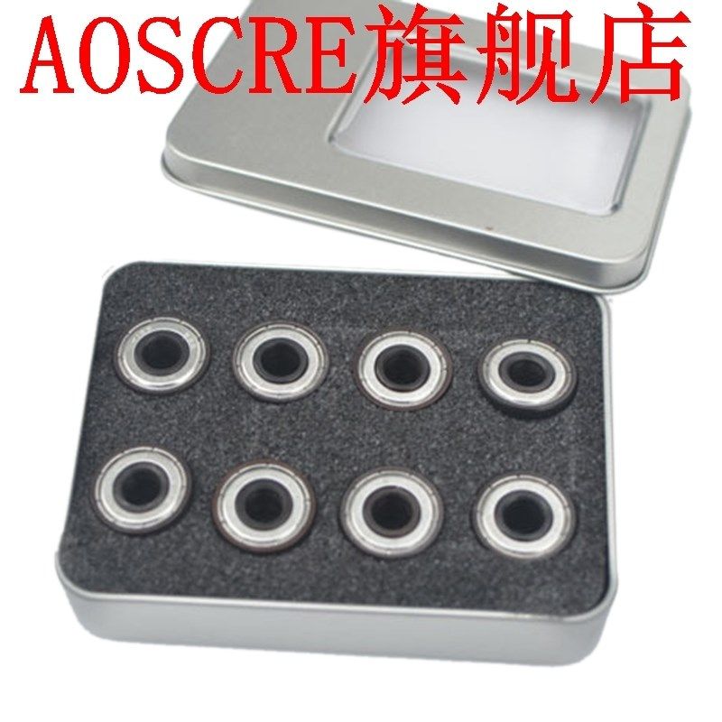 fast speed 608 speed skating bearings black balls skateboard