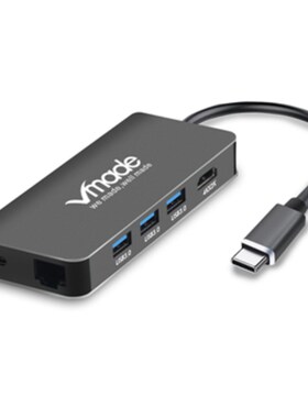 Vmade USB HUB 8 in 1 Thunderbolt 3 Type C Adapter Dock 2 US