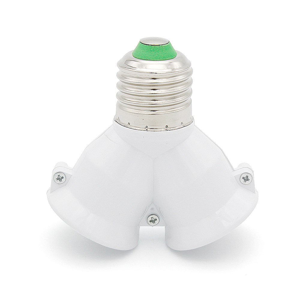 E27 lamp holder Converters 1 to 2 Light Bulb Base distributo