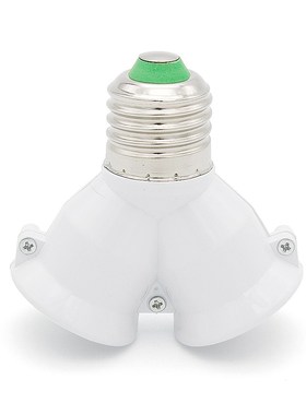 E27 lamp holder Converters 1 to 2 Light Bulb Base distributo
