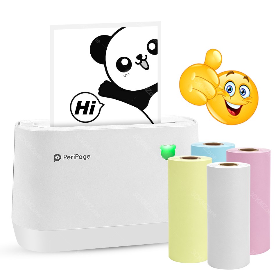 58mm mini pocket thermal bluetooth photo printer label stick