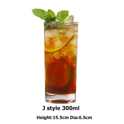 Lead Free Crystal Highball Glass Barware Collins Tumbler Dri