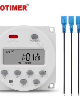 1 Second Interval 5V 12V 24V 110V 220V Digital LCD Timer Swi