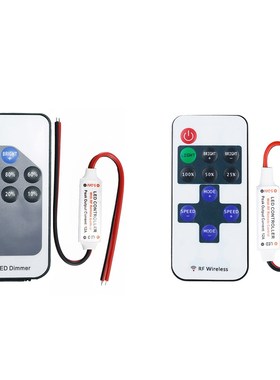 DC5V 12V 24V Dimmer LED Strip Controller with Mini 9 Keys 11