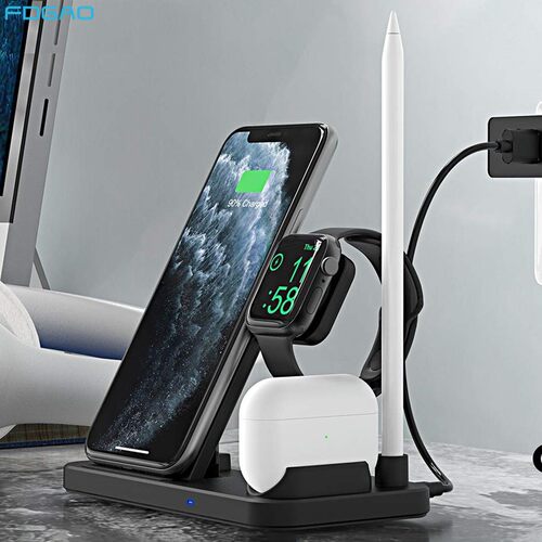 FDGAO Qi Wireless Charger Base Stand For iPhone 11 XS XR X