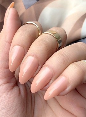 Stiletto Short Fake Nails With Glue Sticker Artificial Impr