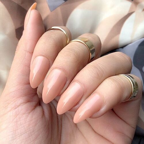 Stiletto Short Fake Nails With Glue Sticker Artificial Impr