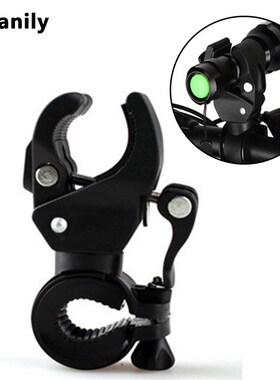 Bicycle niversal 90-degree Rotating Handlebar Mount LED Flas