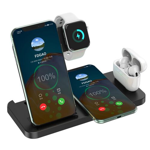 FDGAO 15W Qi Fast Wireless Charger Stand For iPhone 11 XR X