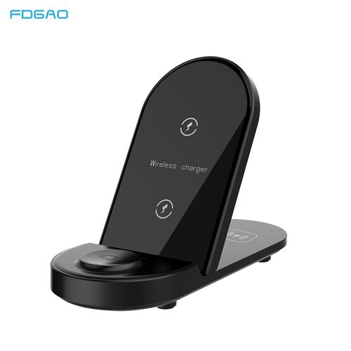 QI 3 In 1 Wireless Charger For iPhone 12 11 XS XR X 8 iWatc