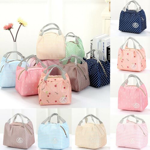Portable Travel Thermal Insulated Cooler Bag Lunch Box Picn