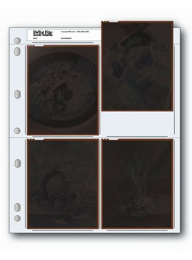 25pcs 45 4B Print File 4x5 Inch Negatives Pages Sleeves Fil