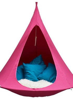 FO Shape Teepee Tree Hanging Silkworm Swing Chair  Kids  s I