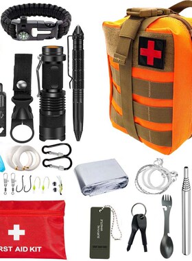 Outdoor Survival Kit Portable First aid Tourism Equipt Campi