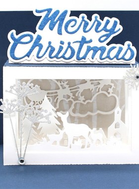 Pop Up Window Card Metal Cutting Dies Stencils for DIY Scra