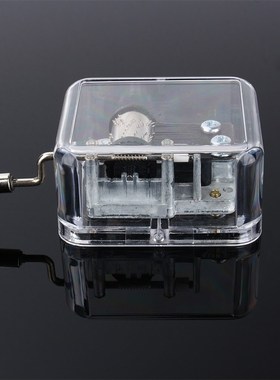 Music Box DIY Craft Vintage Musical Gold Hand Hurdy Gurdy S