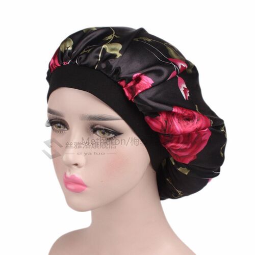 Hair Satin Bonnet  Sleeping Shower Cap Silk Bonnet Bonnet Fe