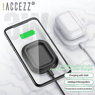 !ACCEZZ 2 in 1 QI Wireless Charger Dock Station Pad For Air