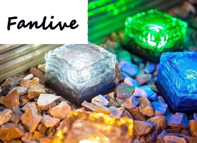 20pcs/lot Solar Power nderground LED Outdoor Waterproof Grou