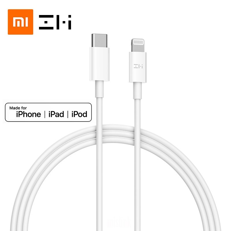 ZMI MFI usb c to Lightning charging cable for iPhone 11 xs