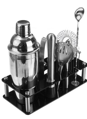 18pcs 750ml Stainless Steel Cocktail Shaker Set Drink Mixer