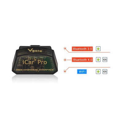 Vgate iCar Pro Bluetooth 4.0/3.0/WIFI OBD2 Scanner For Andro