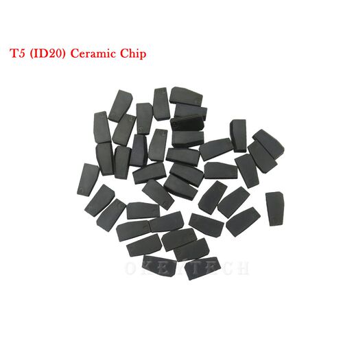 OkeyTech 1 Piece T5 Car Key Chip Transponder Carbon Blank Ce