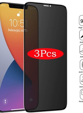 Black Privacy Screen Protector On The For iPhone 12 11