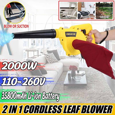 128vf Leaf Blower Vacuum Cordless Electric Air Blower 16800m