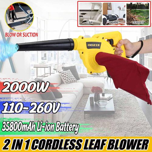 128vf Leaf Blower Vacuum Cordless Electric Air Blower 16800m