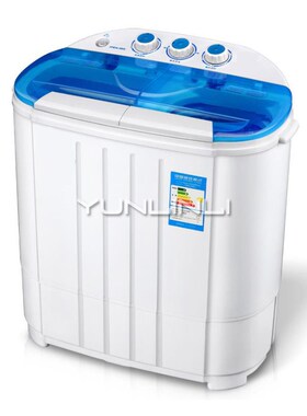 Household Electric Clothes Washing Machine Dryer Double Cyli