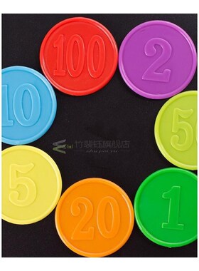 10pcs/lots!Plastic Poker Chip for Gaming Tokens Plastic Coin