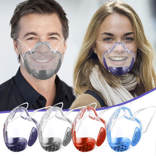 New Full Face Shield Large Mirror Guard Protector 3D Clear