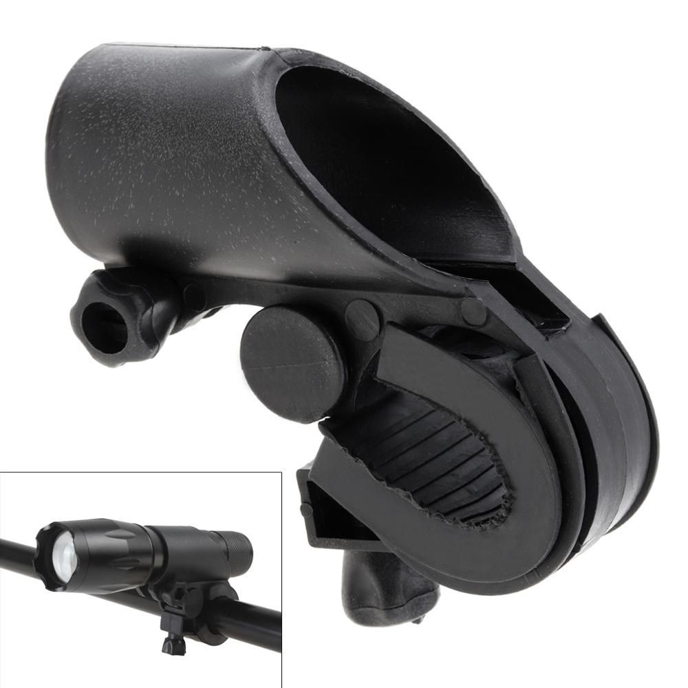 LED Flashlight Torch Holder Flash Light  Clamp Bike Bicycle图片