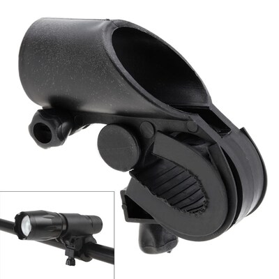LED Flashlight Torch Holder Flash Light  Clamp Bike Bicycle