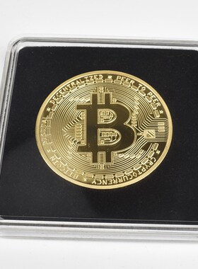 Gold Plated Bitcoin Bit Coin Litecoin Ripple Commemoration