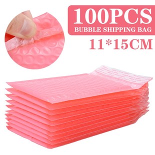 *10pcs Pink Plastic Bubble Mailer Padded Envelope Shipping P