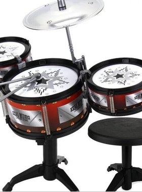 Children Jazz Drum Toy Cymbal s Rock Set Musical Hand Drum K