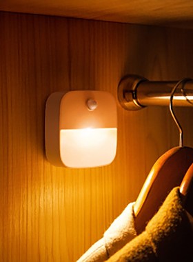 Motion Sensor LED nder Cabinet Light Kids Room Night Light W