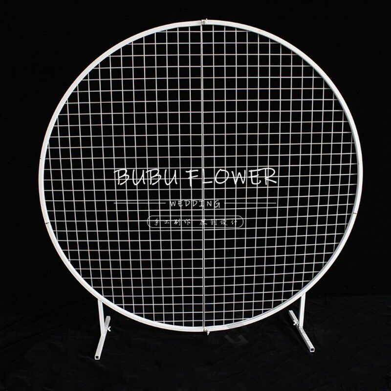 Custom European wedding arch decor artificial flower wrought