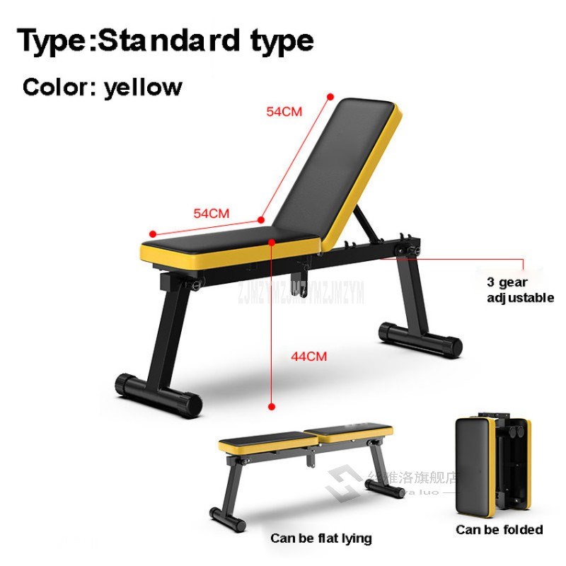 Foldable Dumbbell Bench Multifunctional Sit p Abdominal Benc