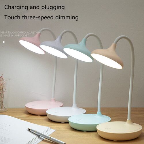 Table lamp eye protection learning LED three speed touch re