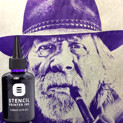 4oz Tattoo Stencil Printer Ink for Inkjet Printer Stencil S