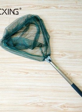 Foldable fishing nets alloy material portable triangle fishi