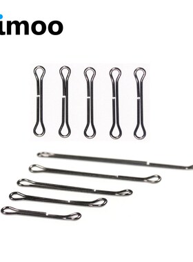Bimoo 20PCS/Bag Fly Hook Waddinton Shanks for Salmo