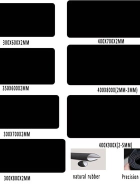 Rantopad XXL Gaming Mouse Pad Oversized Mouse Pad Black Prec