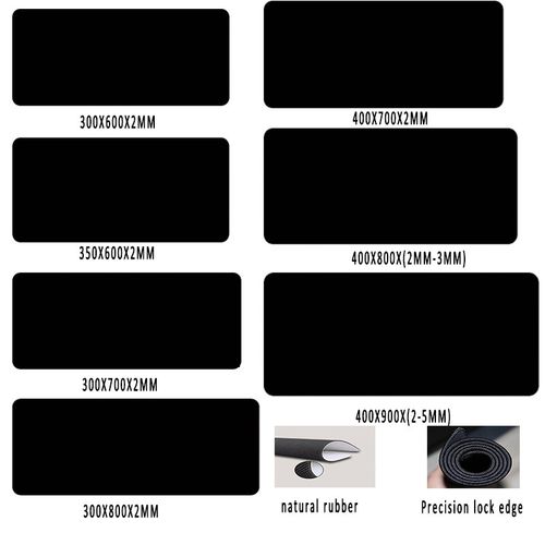 Rantopad XXL Gaming Mouse Pad Oversized Mouse Pad Black Prec