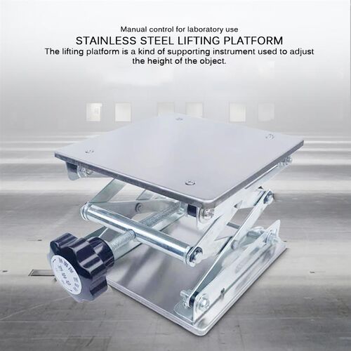 Stainless Steel Planer Lifting Table Woodworking Carving Lab